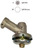 TIRPAN KAFA GRUBU KOMPLE 28 MM 9 YILDIZ - 1