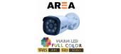 2MP 1080P AHD WARM LED DIŞ MEKAN GÜVENLİK KAMERASI - 1