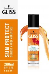 Schwarzkopf Gliss Sun Protect Sıvı Saç Kremi 200ML - 2