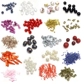 Doğal Taş - Kum Boncuk - Takı Yapımında Kul (El Aletleri)lanılan Boncuk - Renkli Boncuk- Boncuk (El Aletleri) - 1