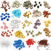 Doğal Taş - Kum Boncuk - Takı Yapımında Kul (El Aletleri)lanılan Boncuk - Renkli Boncuk- Boncuk (El Aletleri) - 2