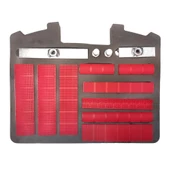 Pdr Tools Çoklu Tutkal Sekmeleri  13 ADET 1 Çanta Plastik Çektirme Kırkayak Seti Esnek Güçlü (El Aletleri) - 2