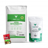 (Glutensiz) Çiğ Karabuğday Unu 5 kg - Organik Karnıyarık Otu Tozu 300 gr - Kuru Maya - 1