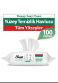 Sleepy Easy Clean Beyaz Sabun Katkılı Yüzey Temizlik Havlusu 100 Yaprak - 1