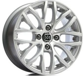 FORD FİESTA UYUMLU JANT KM465 6.5X15 4X108 ET-35 67.2 SİLVER (4 ADET) - 1