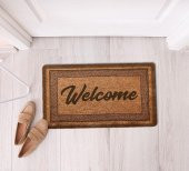 My Evilla Modern Dekoratif Kapı Önü Paspası 3 - 1