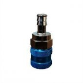 BİLYELİ MAVİ-BEYAZ HAVA STOPER GÖVDE 6 mm HORTUM UÇLU - 1