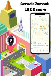 ZmSmart Akıllı Çocuk Takip Saati Sesli Görüşme Özellikli Gps Konum Desteği Mavi Renk - 3