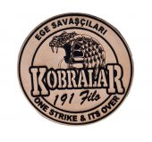 191 FİLO EGE SAVAŞÇILARI  Deri PEÇ - Arma - Askeri Patch thumbnail 1