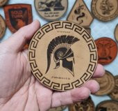 SI VIS PACEM PARABELLUM Deri PEÇ - Arma - Askeri Patch thumbnail 2