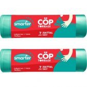 SMARTER 2 Lİ BATTAL BOY ÇÖP TORBASI ( ÇÖP POŞETİ ) - 1