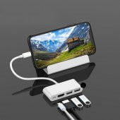 Valkyrie Type-c Usb 3.0 Çoklayıcı Hub Dönüştürücü Çevirici Macbook, Type C USB Çoklayıcı - 6