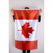 Kanada Milli Gönder Bayrağı Raşel Kumaş Dijital Baskı - 1