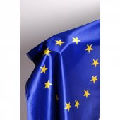 Avrupa Birliği Gönder Bayrağı Raşel Kumaş Dijital Baskı - 3
