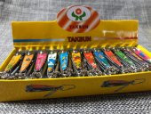 Taksun Tırnak Makası 5,5 cm - Renkli Desenli Askılı Tırnak Makası 24 Lü Paket - 3