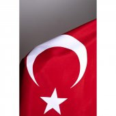Türk Bayrağı Raşel Kumaş Aplike Dikiş - 3