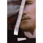 Atatürk Portre Raşel Kumaş Dijital Baskı Bayrak - 5