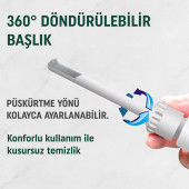 GHDENT Ağız Duşu Duvar Askılıklı 3 Başlıklı Komple Ağız Temizliği - 7