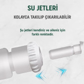 GHDENT Ağız Duşu Duvar Askılıklı 3 Başlıklı Komple Ağız Temizliği - 10