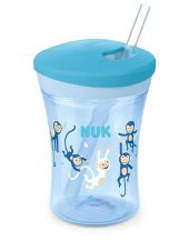 Nuk Action Cup Evo Suluk 230 ML Mavi 751136 - 1