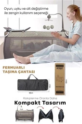 Prego San Diego Plus Oyun Parkı 70*120 Cm 8029 Bej - 6