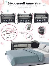 Prego Premium Anne Yanı Oyun Parkı 70*120 Cm Gri - 2