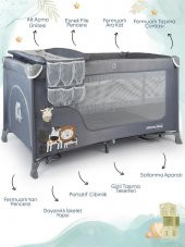 Prego Atlanta Oyun Parkı 70*120 Cm Gri + Yatak Hediyeli - 2