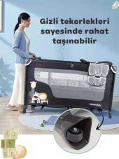 Prego Atlanta Oyun Parkı 70*120 Cm Füme + Yatak Hediyeli - 4