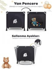 Prego Atlanta Oyun Parkı 70*120 Cm Füme + Yatak Hediyeli - 5