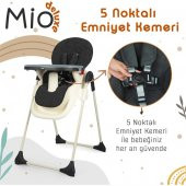 Prego 3032 Mio Deluxe Mama Sandalyesi Gri - 5