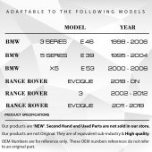 BMW - Chrysler-Land Rover Freelander için Yan Katlanır Ayna Yaylı Motor Yuvası - 2