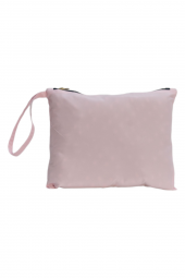 Pembe Su Geçirmez Askılı Makyaj Çantası Malzeme Düzenleyici 21x26 cm - 1