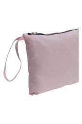 Pembe Su Geçirmez Askılı Makyaj Çantası Malzeme Düzenleyici 21x26 cm - 2