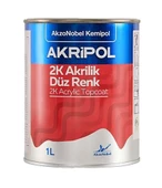 AkzoNobel Akripol 2k RENAULT 369 BUZ BEYAZI Akrilik Sonkat Oto Boyası 1 Litre thumbnail 1
