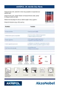 AkzoNobel Akripol 2k TOY040/D Super White 2 Akrilik Sonkat Oto Boyası 1 Litre - 3