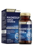 Nutraxin Magnezyum Complex + Vitamin B6 60 Tablet 250 Mg - Sitrat - Glisinat - Malat - Taurat - 1