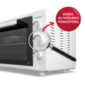 Simfer 4242 Beyaz 42 Litre Turbo Midi/Mini Fırın - 4