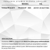 Volkswagen Passat B8 için Kilit Dişlisi - 2