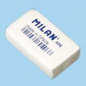 MILAN FLEXIBLE SYNTHETIC 406 DİKDÖRTGEN SİLGİ 6LI - 2
