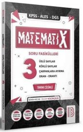 KPSS ALES DGS MatematiX Soru Fasikülleri 3 Benim Hocam Yayınları - 1