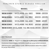 Mercedes ML W163 için Kapı Kilit Plastiği ve Yayı (Sağ&Sol) - 2