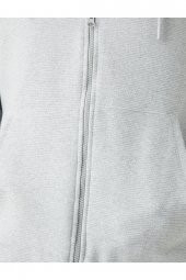 Dokulu Kapşonlu Fermuarlı Sweatshirt thumbnail 12