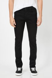 Erkek Jean Pantolon Siyah - 3