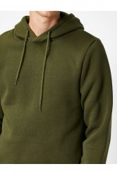 Erkek Haki Sweatshirt 1KAM71593LK - 5