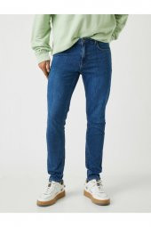 Erkek Jean Pantolon Mavi 2kam43340ld - 8