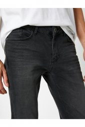 Erkek Gri Jeans 1KAM43749LD - 5