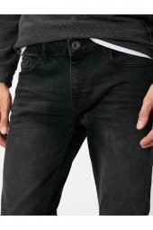 Erkek Gri Jeans 1KAM43749LD - 10
