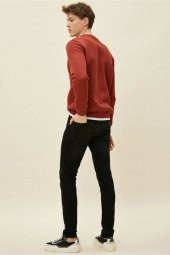 Erkek Jean Pantolon Siyah - 2