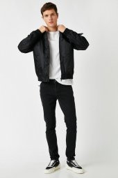 Erkek Jean Pantolon Siyah - 1