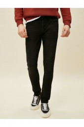 Erkek Jean Pantolon Siyah - 8